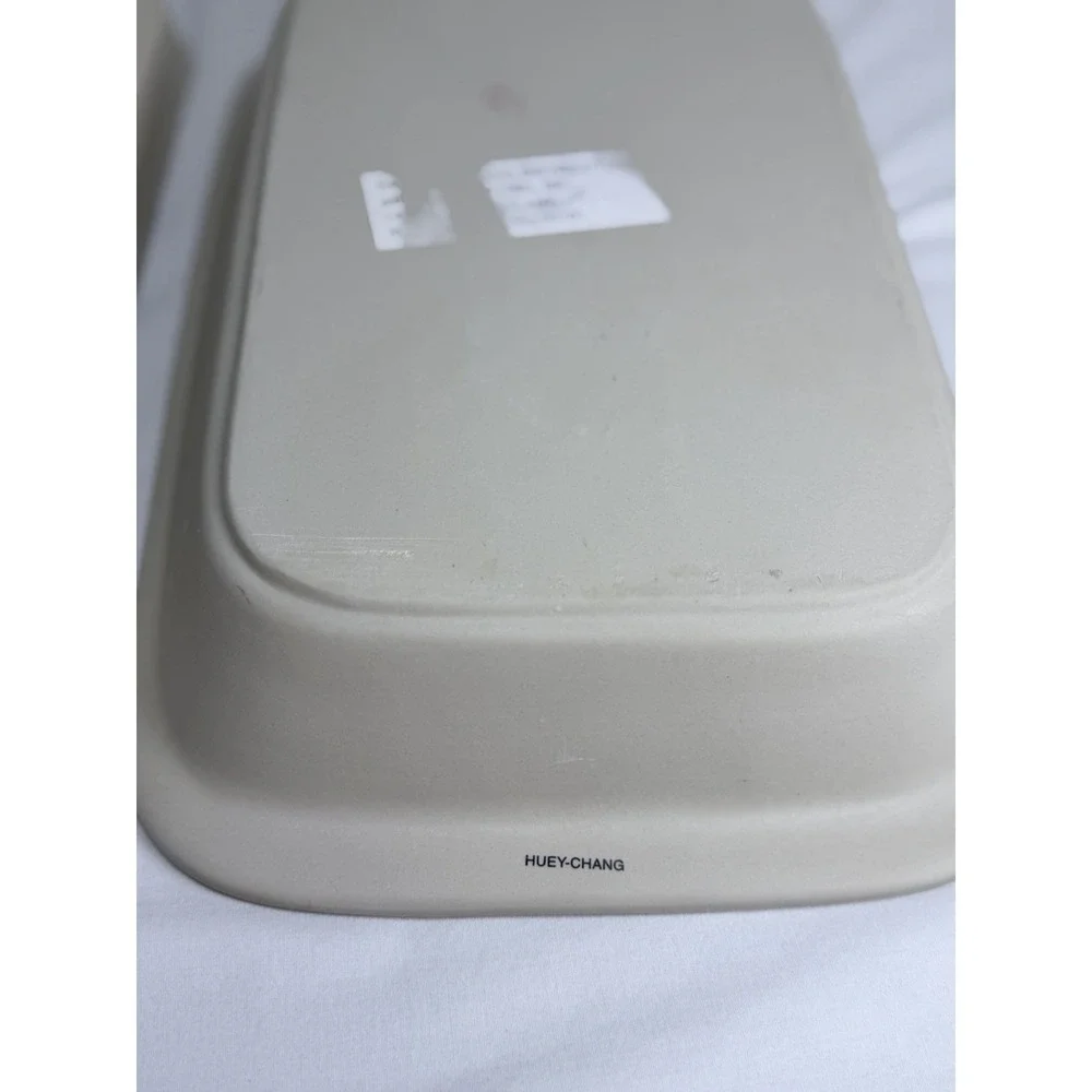 Vintage Huey-Chang Taiwan Stoneware Baking Dishes Nesting Bakeware Set Beige